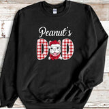 Personalized Dog Dad Christmas Sweatshirt, Custom Dog Breeds Christmas