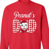 Personalized Dog Dad Christmas Sweatshirt, Custom Dog Breeds Christmas