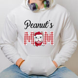 Personalized Dog Mom Christmas Hoodie, Custom Dog Breeds Christmas