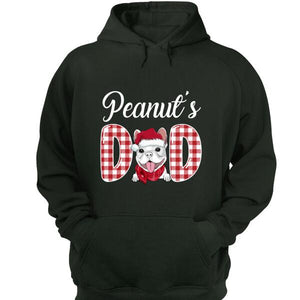 Personalized Dog Dad Christmas Hoodie, Custom Dog Breeds Christmas