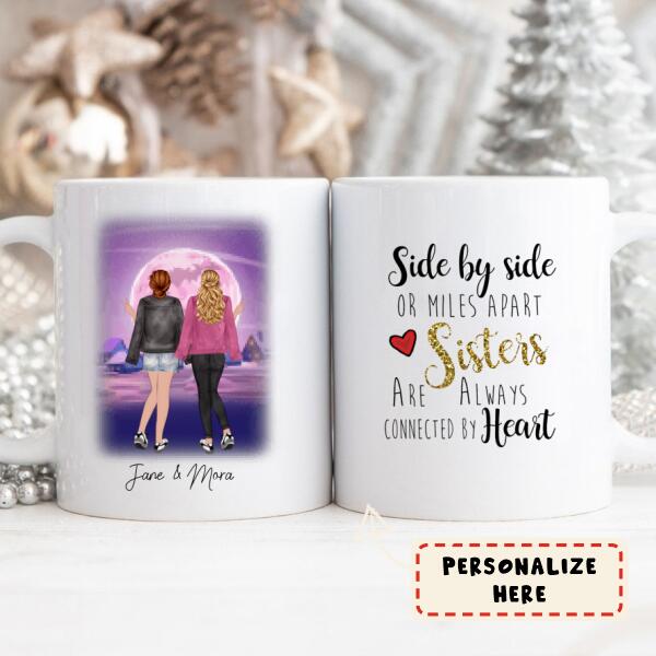 Personalized Sister Coffee Mug, Soul Sisters, Best Friend Gift, Birthday Gift For Her