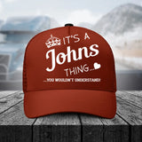 Personalized Trucker Cap It’s An Your Name Thing You Wouldn't Understand Customizable Your Name Trucker Cap