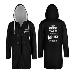 Personalized Put Any Name on Unisex Cloak Coat, Keep Calm and Let Your Name Handle It Cloak Coat
