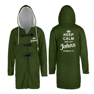 Personalized Put Any Name on Unisex Cloak Coat, Keep Calm and Let Your Name Handle It Cloak Coat
