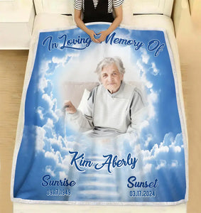 In Loving Memory Memorial Gift Loss Of Mother Memorial Photo Blanket