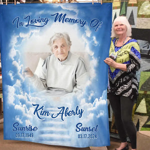 In Loving Memory Memorial Gift Loss Of Mother Memorial Photo Blanket
