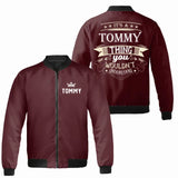 Personalized Bomber Jacket It’s An Your Name Thing You Wouldn't Understand Customizable Your Name Bomber Jacket