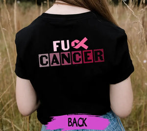 Personalized Team Breast Cancer Awareness Fu*k Cancer T-Shirt, Breast Cancer Awareness Month Shirt