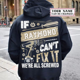 Personalized Last Name If Can't Fix It Hoodie Gift for Dad, Grandpa, Husband