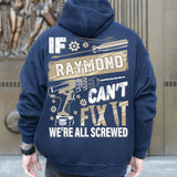 Personalized Last Name If Can't Fix It Hoodie Gift for Dad, Grandpa, Husband