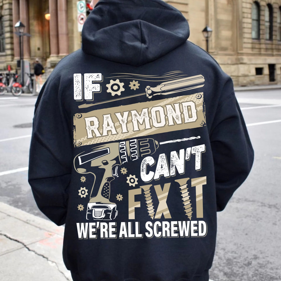 Personalized Last Name If Can't Fix It Hoodie Gift for Dad, Grandpa, Husband