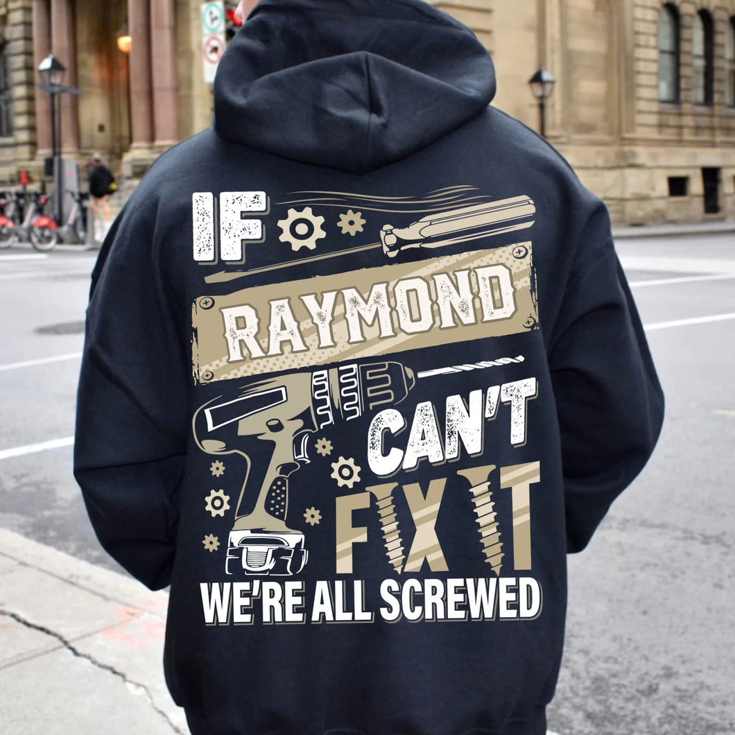 Personalized Last Name If Can't Fix It Hoodie Gift for Dad, Grandpa, Husband
