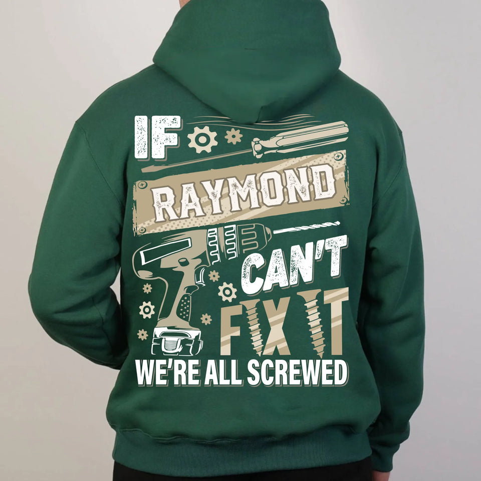 Personalized Last Name If Can't Fix It Hoodie Gift for Dad, Grandpa, Husband