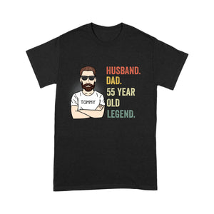 Personalized 50th Birthday T-Shirt For Husband, Dad
