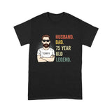 Personalized 70th Birthday Gift For Men, 70th Birthday Tee for Husband, Dad