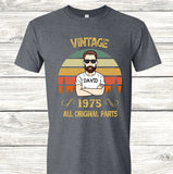 Personalized Vintage Birthday Gift For Men T-Shirt, 50th Birthday Gift For Men T-Shirt, 50th Birthday Gift For Him