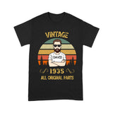 Personalized Vintage Birthday Gift For Men T-Shirt, 90th Birthday Gift For Men T-Shirt, 90th Birthday Gift For Him