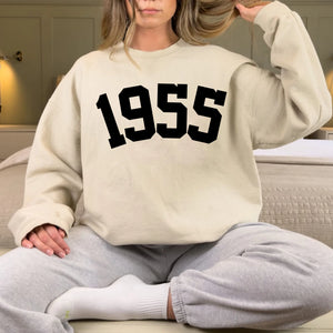 Happy 70th Birthday Gifts Sweatshirt for Women, Custom Years 70th Birthday Sweatshirt