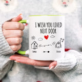 Lime Green Accent Mug