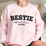 Custom Bestie Sweatshirt, Matching Best Friend Outfits