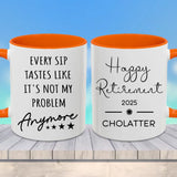 Orange Accent Mug