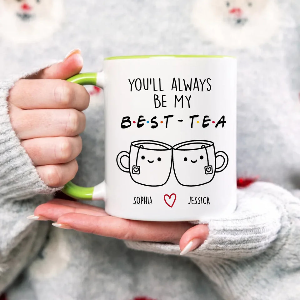 Lime Green Accent Mug