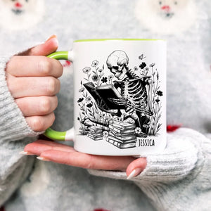 Lime Green Accent Mug