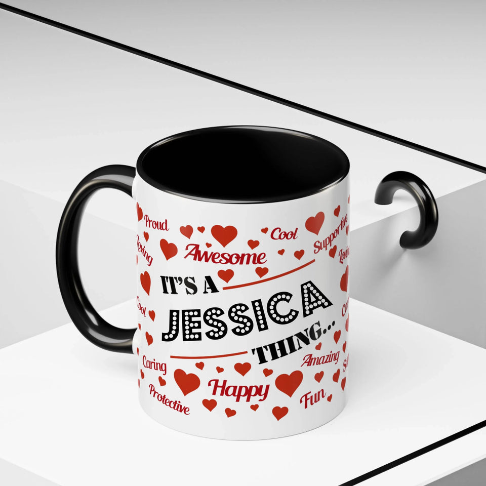 Black Accent Mug