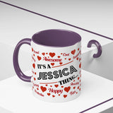 Purple Accent Mug