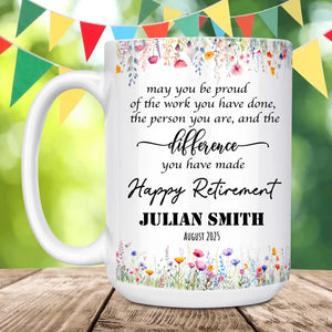 Custom Mug for Women's Retirement, Thoughtful Gift for Boss, Coworker, or Friend Leaving Work-15oz-3