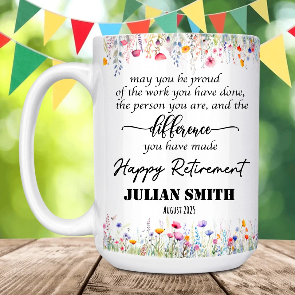 Custom Mug for Women's Retirement, Thoughtful Gift for Boss, Coworker, or Friend Leaving Work-15oz-3