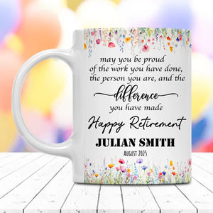 Custom Mug for Women's Retirement, Thoughtful Gift for Boss, Coworker, or Friend Leaving Work-15oz-5