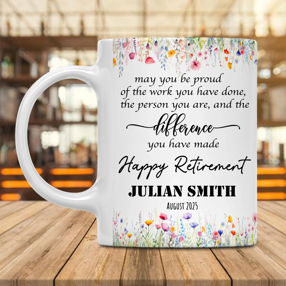 Custom Mug for Women's Retirement, Thoughtful Gift for Boss, Coworker, or Friend Leaving Work-11oz-4