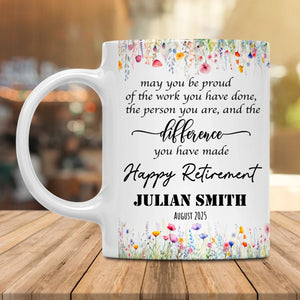 Custom Mug for Women's Retirement – Thoughtful Gift for Boss, Coworker, or Friend Leaving Work