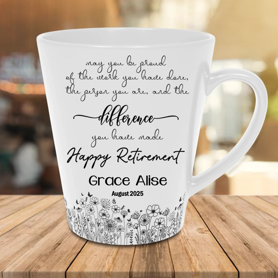 Custom Retirement Mug for Women – Personalized Farewell Gift for Boss, Colleague, or Friend-3