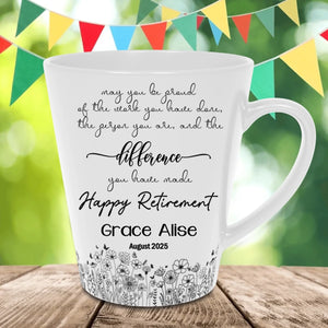 Custom Retirement Mug for Women – Personalized Farewell Gift for Boss, Colleague, or Friend-5