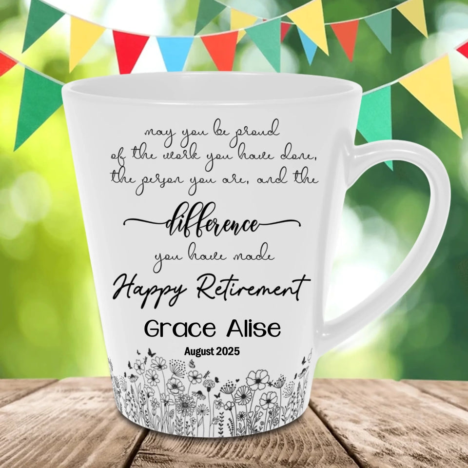 Custom Retirement Mug for Women – Personalized Farewell Gift for Boss, Colleague, or Friend-5