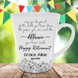 Custom Retirement Mug for Women – Personalized Farewell Gift for Boss, Colleague, or Friend-5