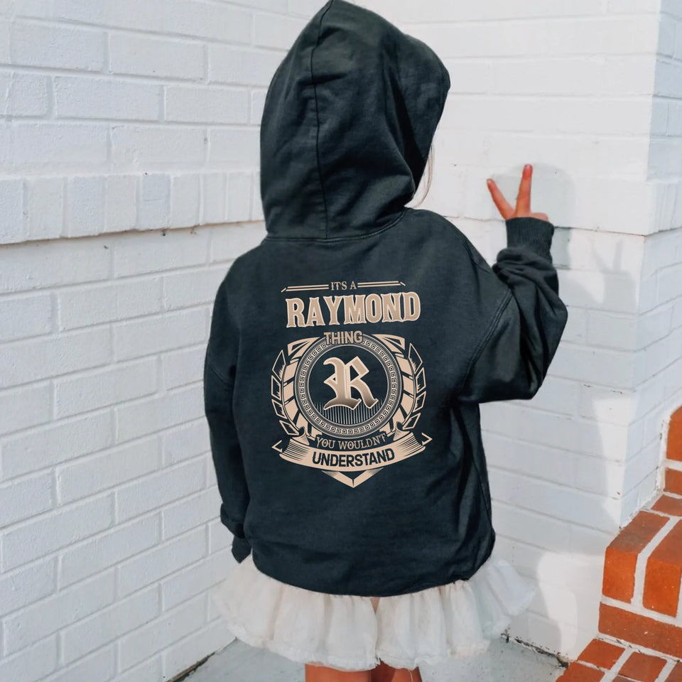 black-personalize-youth-hoodie