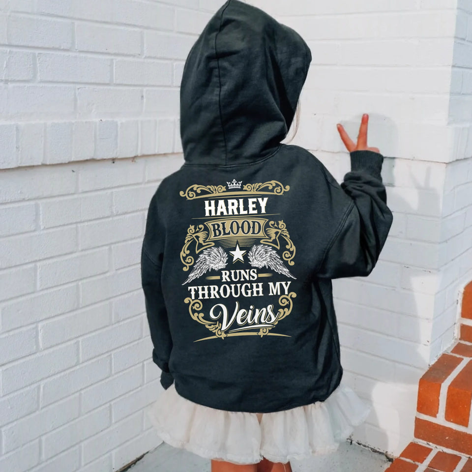 black-personalize-youth-hoodie