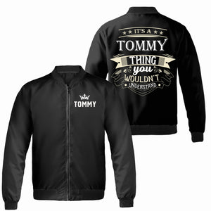Personalized Bomber Jacket It’s An Your Name Thing You Wouldn't Understand Customizable Your Name Bomber Jacket