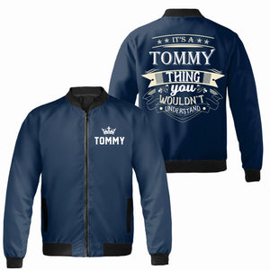 Personalized Bomber Jacket It’s An Your Name Thing You Wouldn't Understand Customizable Your Name Bomber Jacket