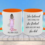 Orange Accent Mug