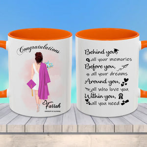 Orange Accent Mug