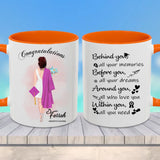 Orange Accent Mug