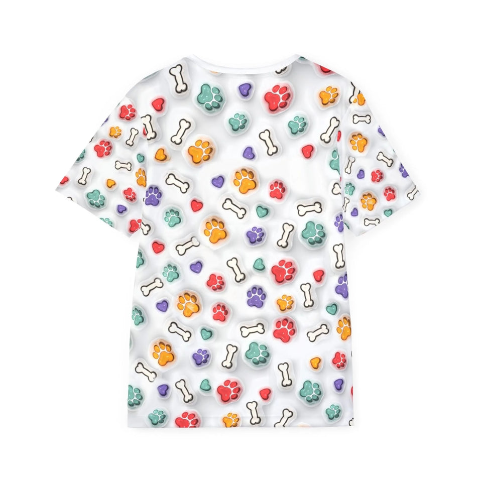 Custom 3D Inflated Effect Best Dog Dad Ever T-Shirt, Personalized Gift for Dog Lover Dad or Grandpa 