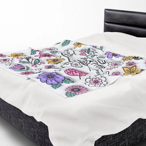Custom Up to 6 Kids Holding Mom‘s Hand 3D Inflated - Personalized Mom Blanket-6