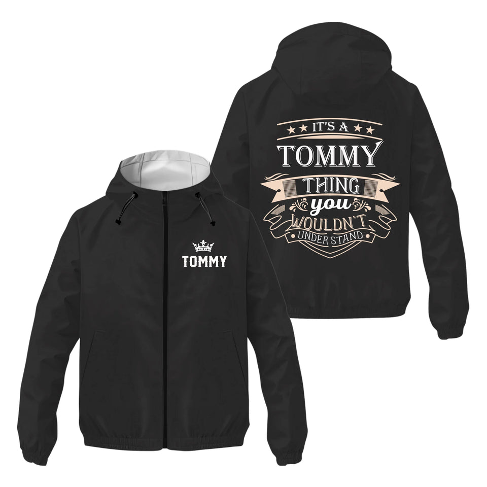 Windbreaker Jacket-black