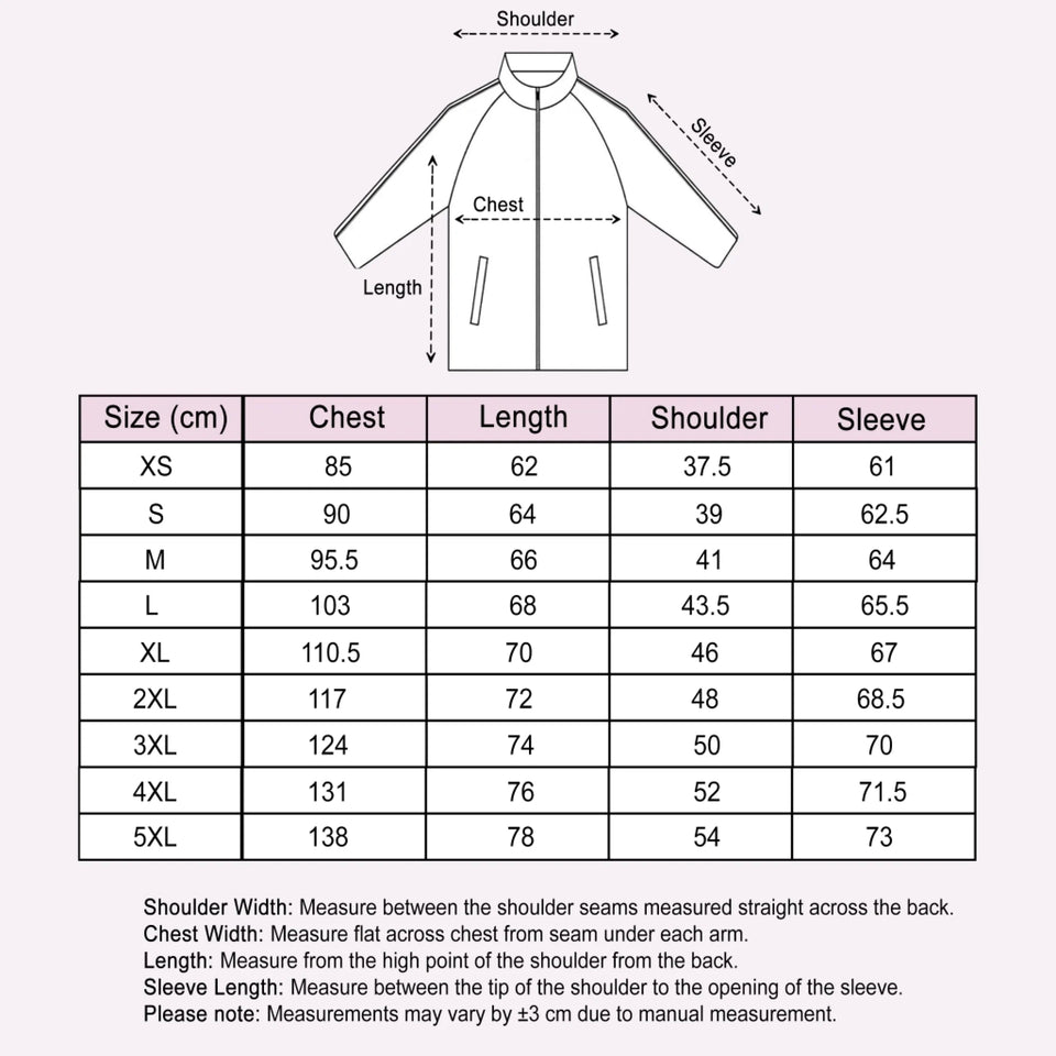 WINTER-SIZE CHART