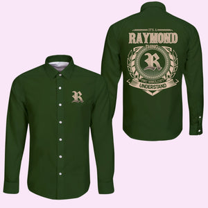 Black Long Sleeve Button